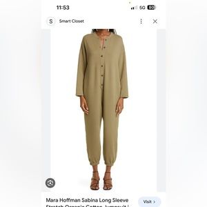 MARA HOFFMAN Women Sabina jumpsuit. size S. New with tags.